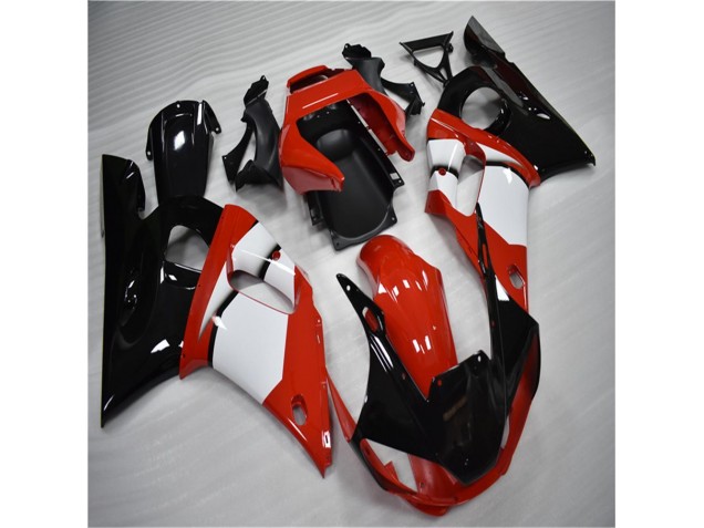 Inexpensive 1998-2002 Black White Yamaha YZF R6 Motorbike Fairing